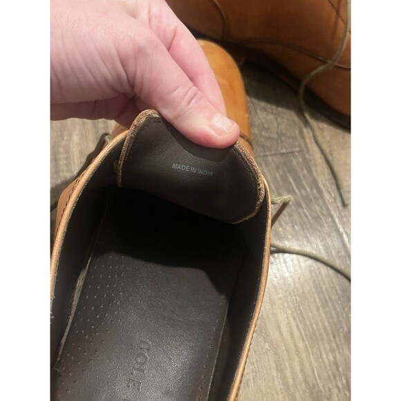 Cole Haan Williams C12337 Cap Toe Oxford British Tan Brown Shoes Men\'s Size 9 M main image 7